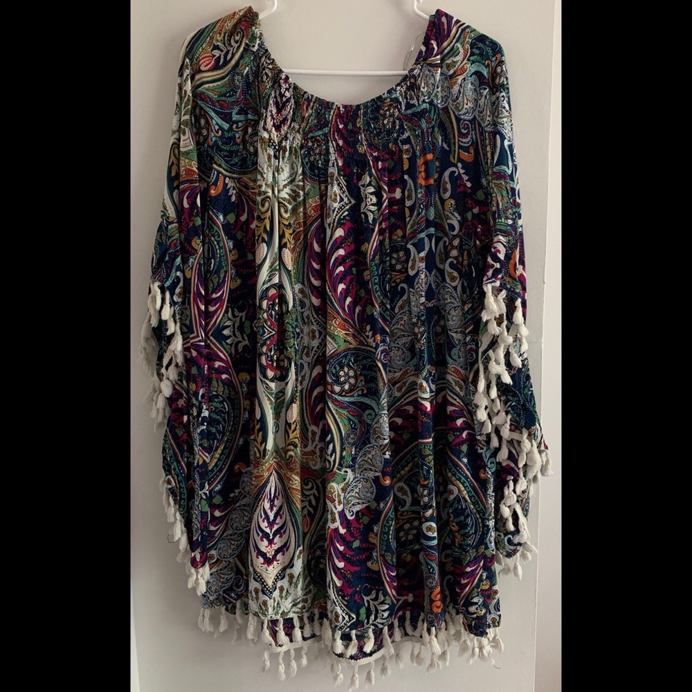 Boho Style Top, 2X